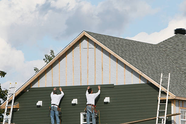 Professional Siding Contractor technician working in Stanley, NC